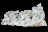 Blue, Cubic Fluorite Crystal Cluster - New Mexico #100990-2